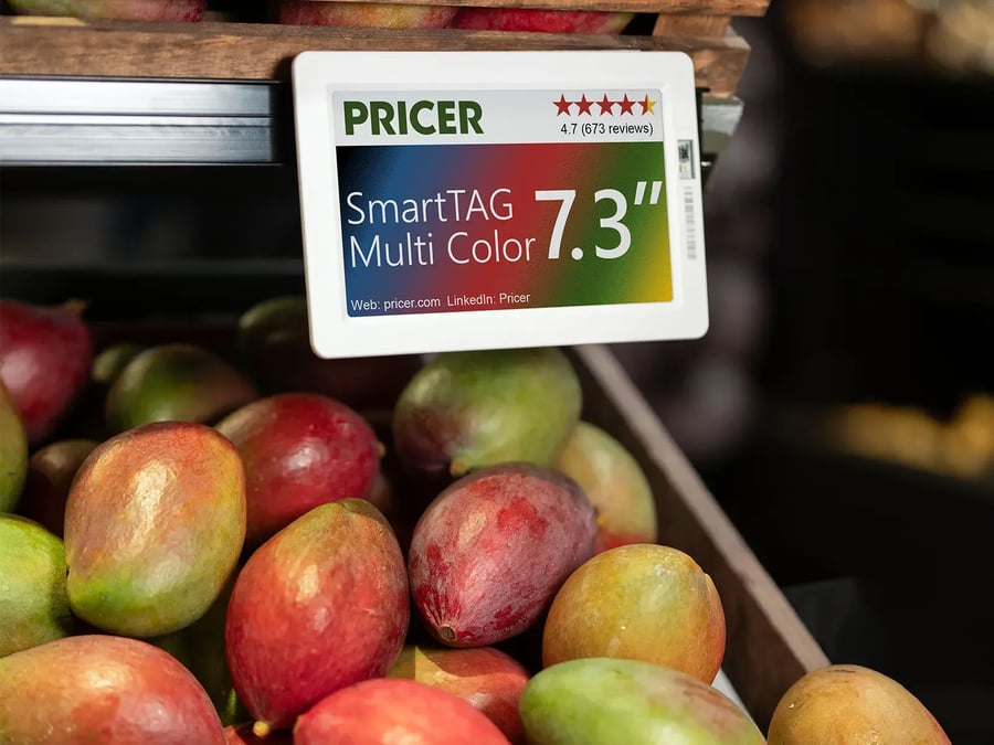 Pricer SmartTAG Multi Color 7.3 - Mango